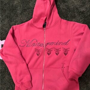 Cactus Jack x Mastermind Red skull zip up